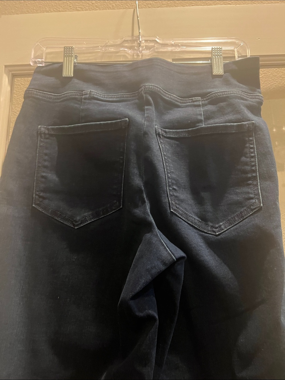 Old Navy Dark Denim Wide Leg Jeans Size 6 - Picture 5 of 8